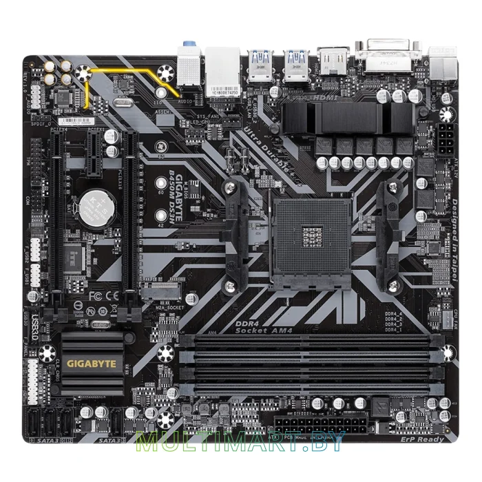 Материнская плата Gigabyte B450M DS3H (rev. 1.1)